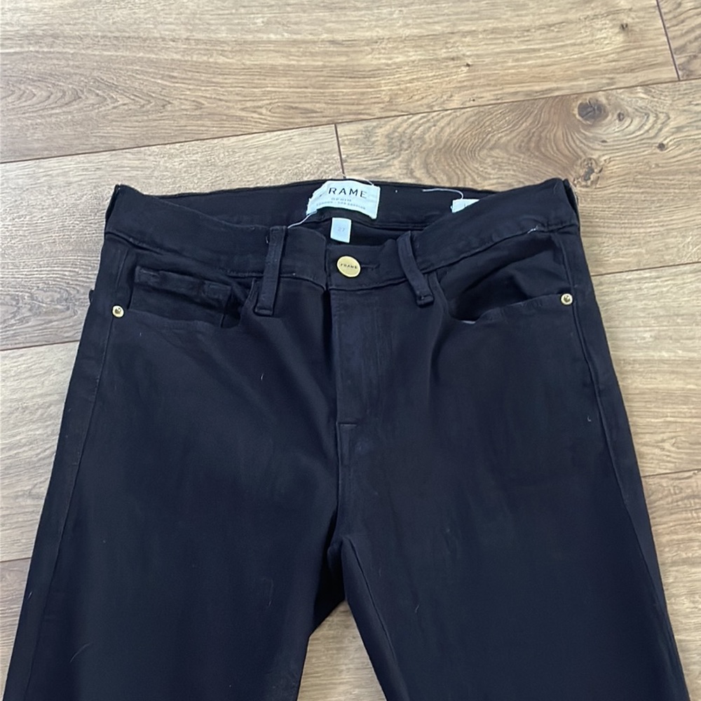 Frame Denim Le Skinny de Jeanne with Bell Bottom “bottoms” - Picture 4 of 6